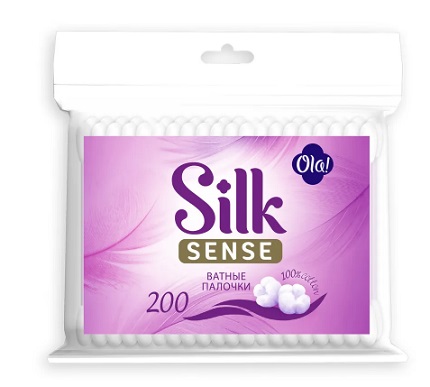 Ola! Silk Sense ватные палочки Силк Сенс пакет, 200шт