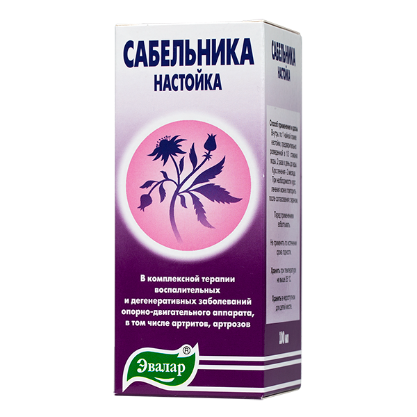 Сабельник-Эвалар, настойка 100мл