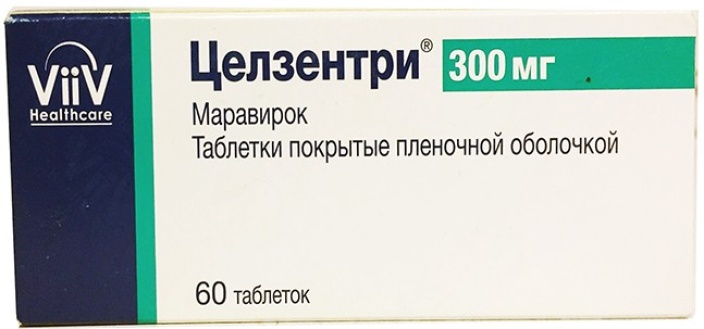 Целзентри, таблетки, покрытые пленочной оболочкой 300мг, 60 шт