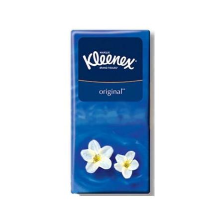 Клинекс (Kleenex) платки носовые бумажные Original без запаха 10х10 шт