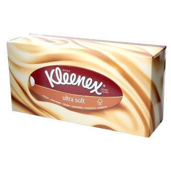 Клинекс (Kleenex) салфетки бумажные ультрасофт, 56 шт в короб