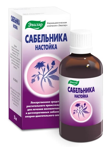 Сабельник-Эвалар, настойка 50мл