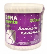 Ватные палочки Bona Mente банка 200 шт