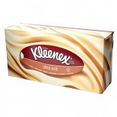 Клинекс (Kleenex) салфетки бумажные ультрасофт, 56 шт в короб, Кимберли Кларк