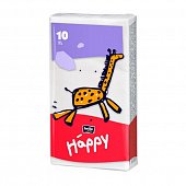 Bella Baby Happy (Белла) платочки носовые 10 шт, БЕЛЛА, ООО