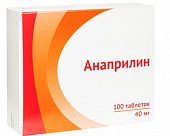 Анаприлин, таблетки 40мг, 100 шт, Озон ООО