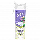 Bella Baby Happy (Белла) ватные диски с экстактом Ромашки Подорожника и Д-пантенолом 70 шт, БЕЛЛА, ООО