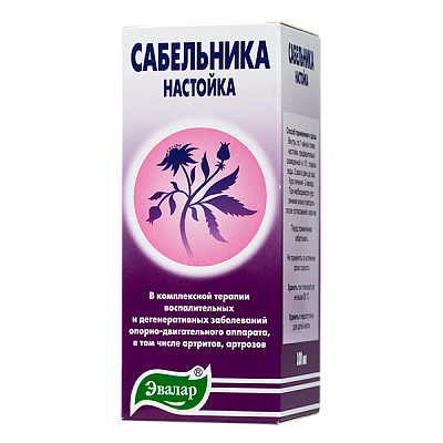 Сабельник-Эвалар, настойка 100мл