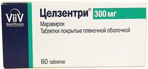 Целзентри, таблетки, покрытые пленочной оболочкой 300мг, 60 шт