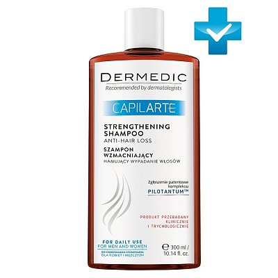 Dermedic Capilarte (Дермедик) укрепляющий шампунь, против выпадения волос 300 мл