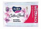 Aura (Аура) ватные палочки пакет 400шт, Коттон Клаб ООО
