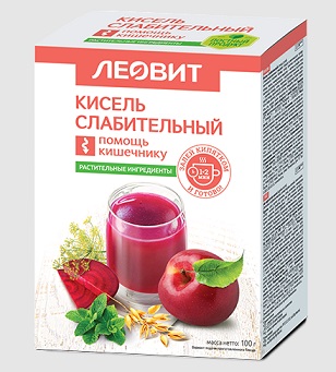 Кисель Леовит слабительный пакет 20г, 5 шт