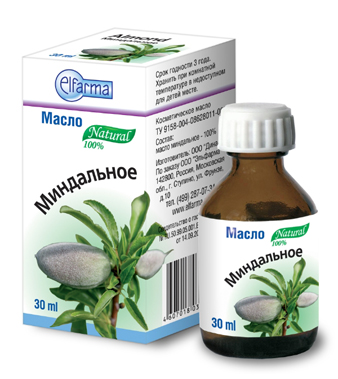 Масло косметическое Миндальное флакон 30мл, Эльфарма