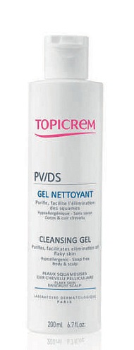 Topicrem PV/DS (Топикрем) гель очищающий 200 мл