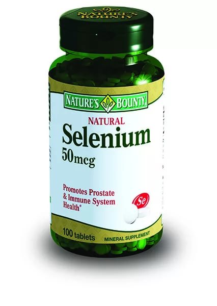 Nature's Bounty (Нэйчес Баунти) Селен 50мкг, таблетки 100 шт БАД