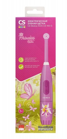 Зубная щетка электрическая CS Medica Kids CS-463-G розовая