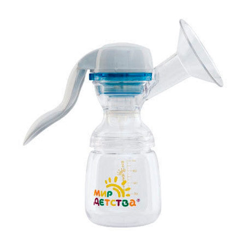 Мир Детства молокоотсос ручной с контейнером для молока (19206)