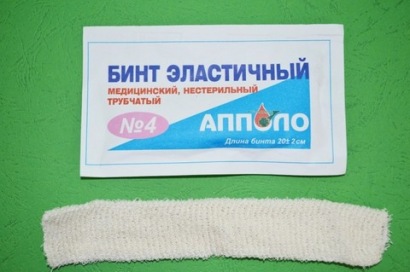 Бинт трубчатый эластичный, размер 4