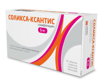 Соликса-Ксантис, таблетки, покрытые пленочной оболочкой 5мг, 30 шт