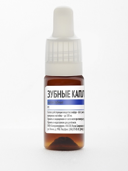Зубные капли, флакон 10мл