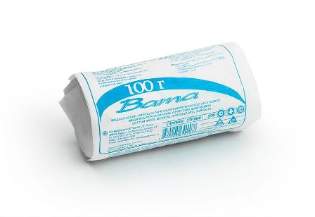 Вата хирургическая стерильная, 100г