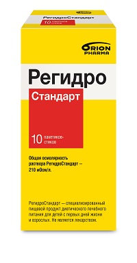 РегидроСтандарт, раствор для приема внутрь для взрослых и детей с рождения, пакетики-стики, 10 шт