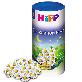 Hipp (Хипп) чай Спокойной ночи с 4месяцев, 200г