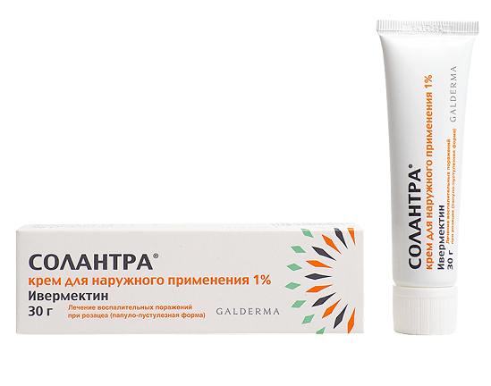 Солантра, крем для наружного применения 1%, 30г