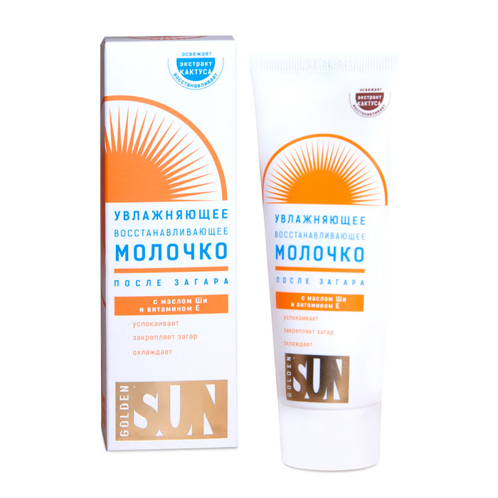 Golden Sun (Голден Сан) молочко после загара увлажняющее восстанавливающее, 60мл