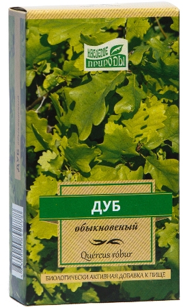 Дуб обыкновенный Наследие природы, пачка 50г БАД