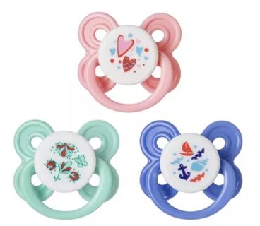 Курносики пустышка силиконовая ортодонтическая с 0 мес Мозаика 1 шт (13065)