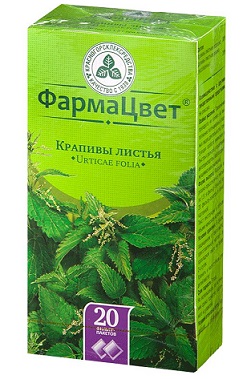 Крапивы листья, фильтр-пакеты 1,5г, 20 шт