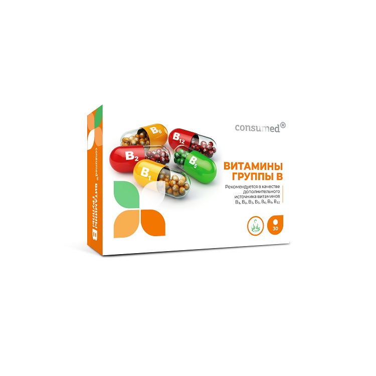 Комплекс для нервной системы (витамины группы В) Консумед (Consumed), таблетки 30 шт БАД
