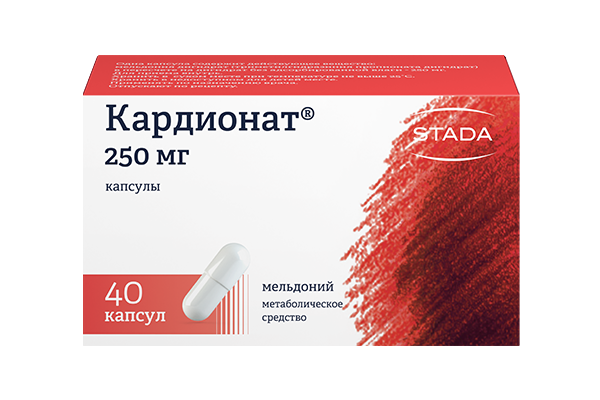 Кардионат, капсулы 250мг, 40 шт