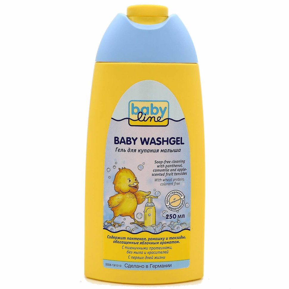 Babyline (Бэбилайн) гель для купания с ромашкой и пантенолом, 250мл