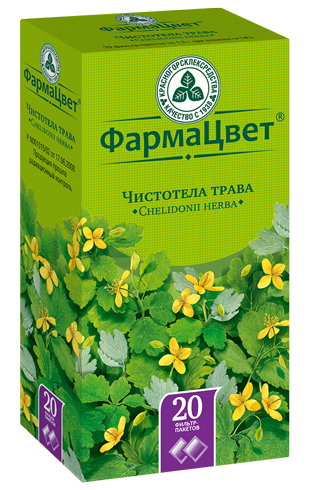 Чистотела трава, пачка 50г