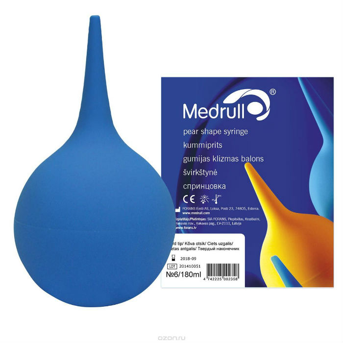 Спринцовка Medrull (Медрул), тип А-6 (210мл), мягкий наконечник