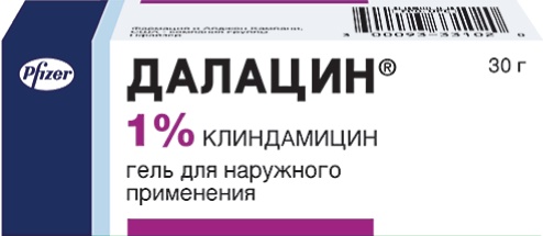 Далацин, гель для наружного применения 1%, 30г