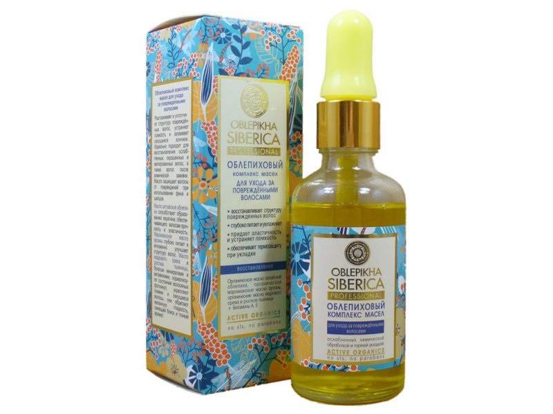 Натура сиберика Облепиха масло для кончиков волос 50 мл