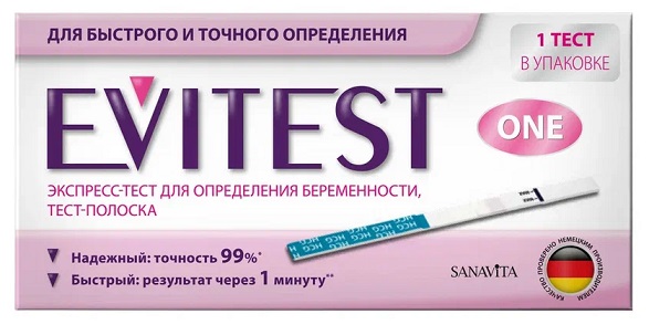 Тест для определения беременности Evitest (Эвитест), 1 шт