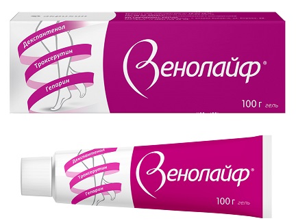 Венолайф, гель для наружного применения 0,25%+5%+2%, 100г