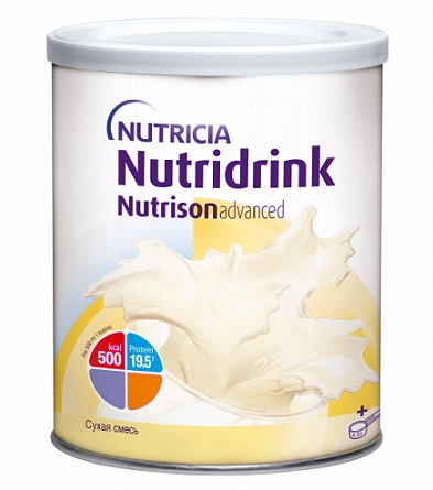 Nutrison (Нутризон) Нутридринк Эдванст, сухая смесь для энтерального питания, банка 322г