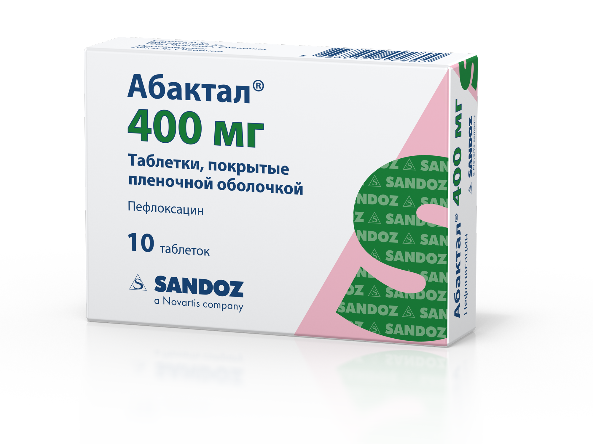 Абактал, таблетки, покрытые пленочной оболочкой 400мг, 10шт