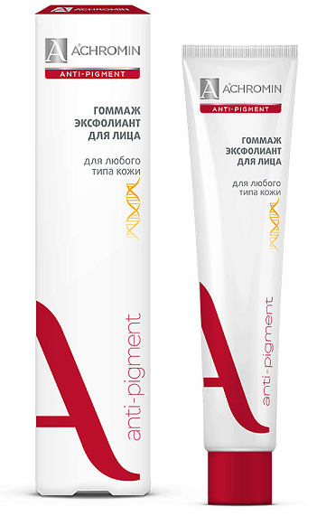 Achromin Anti-Pigment (Ахромин) гоммаж-экфолиант для лица 75мл