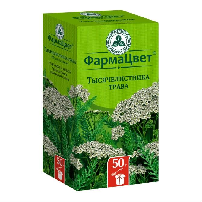 Тысячелистника трава, пачка 50г