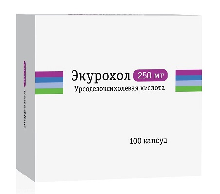 Экурохол, капсулы 250мг, 100 шт