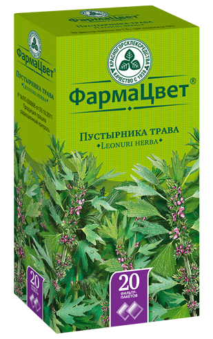 Пустырника трава, фильтр-пакеты 1,5г, 20 шт
