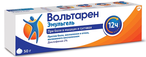 Вольтарен Эмульгель, гель для наружного применения 2%, 50г