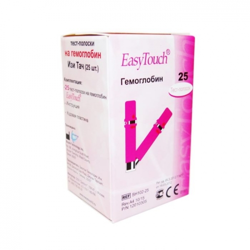 Тест-полоски EasyTouch (Изи тач) Гемоглобин, 25 шт
