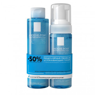 La Roche-Posay (Ля Рош Позе) набор: Тоник успокаивающий 200 мл + Пенка мицеллярная 150 мл